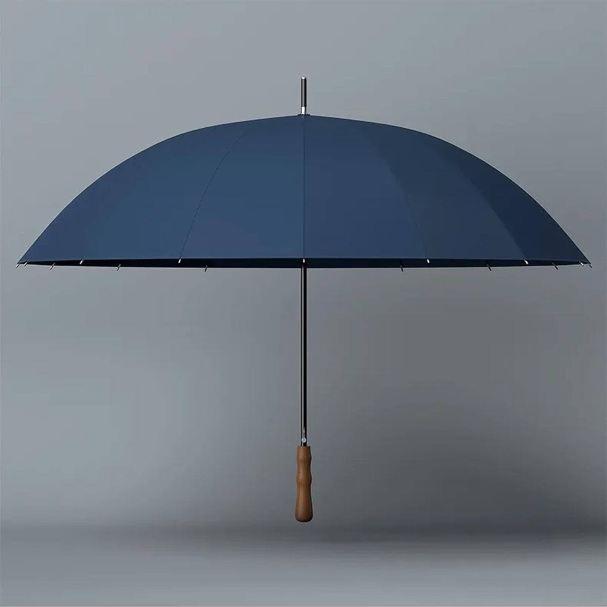 Krople wody spływające po czaszy parasola 120 cm