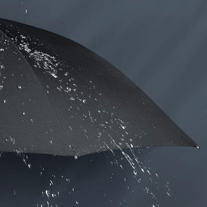 Elegancki czarny parasol do formalnych okazji