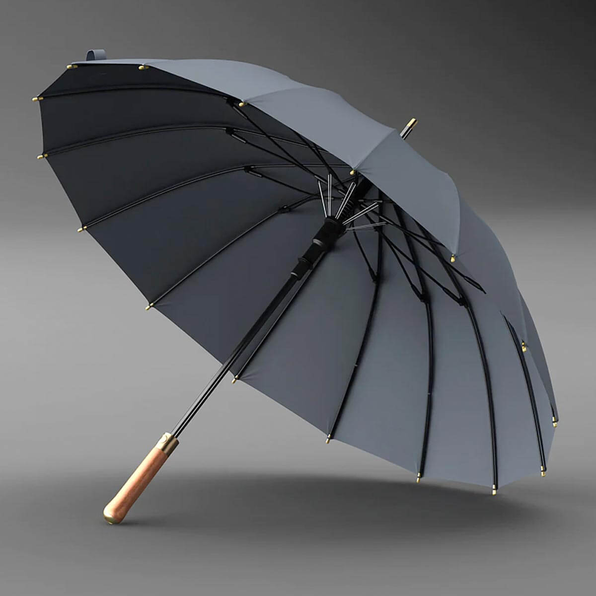 Modny parasol ochronny na deszczowe dni