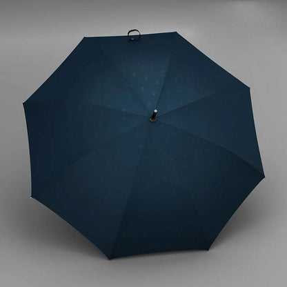 Parasol XXL granatowy drewniana rączka elegancki design