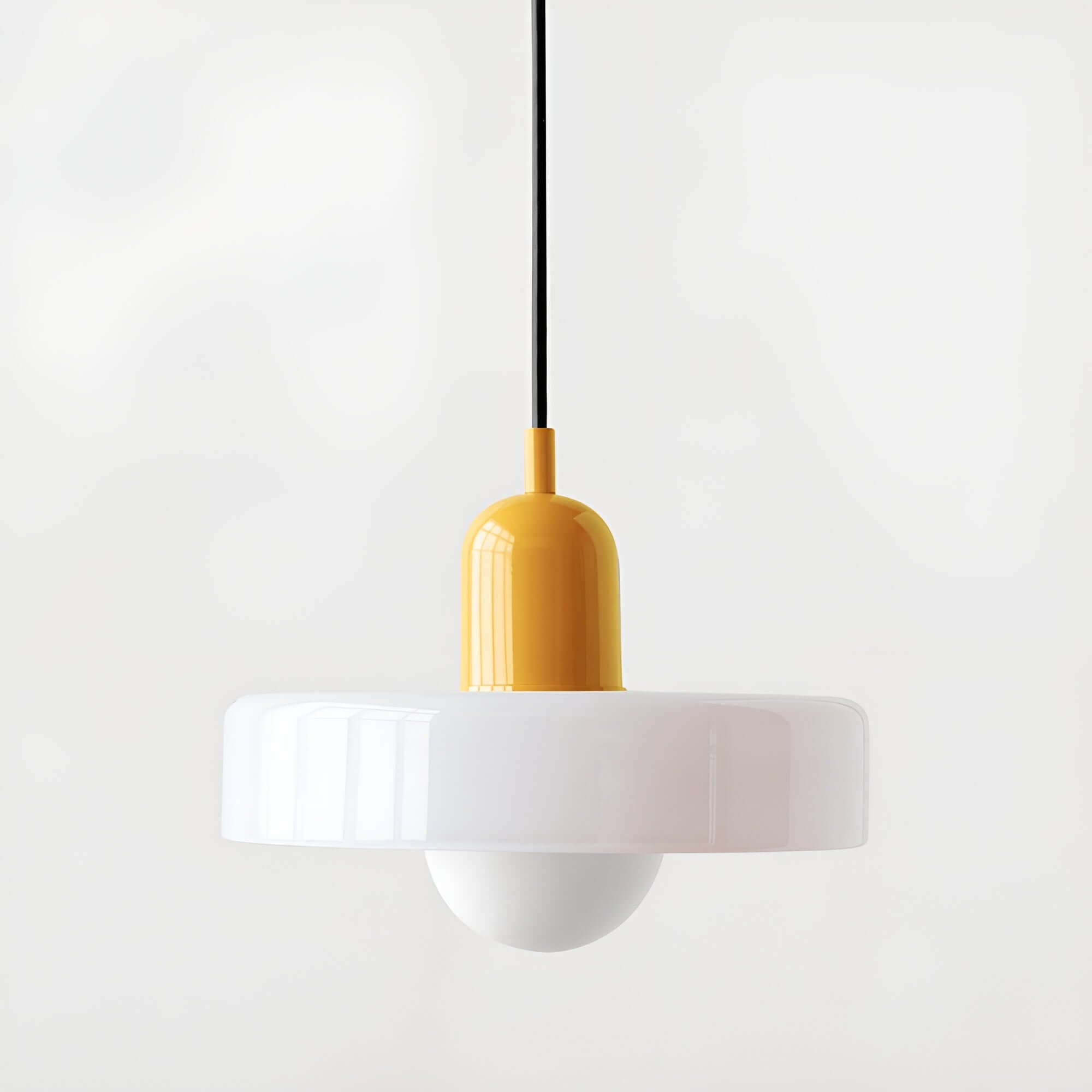 Variant image for Szklana Lampa Wisząca Bauhaus z Regulowanym Zawieszeniem – Nowoczesna Lampa do Salonu, Minimalistyczny Żyrandol-35